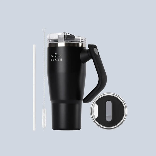 Brave Temp Guard Vacuum Insulated Travel Mug 950ml - Black product photo