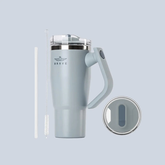 Brave Temp Guard Vacuum Insulated Travel Mug 950ml - Turquoise product photo