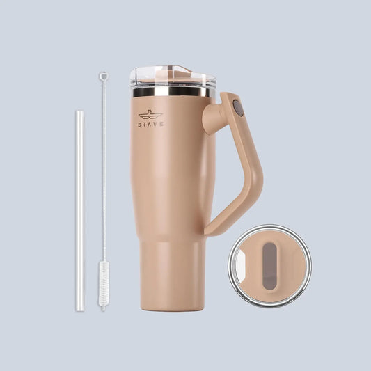 Brave Temp Guard Vacuum Insulated Travel Mug 1200ml - Brown product photo