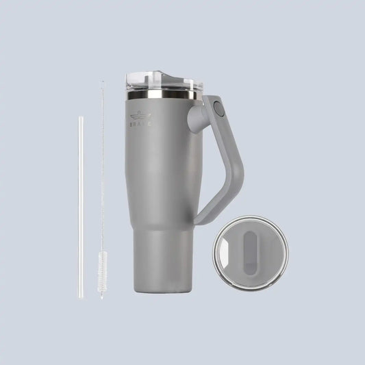 Brave Temp Guard Vacuum Insulated Travel Mug 1200ml - Dark Grey product photo