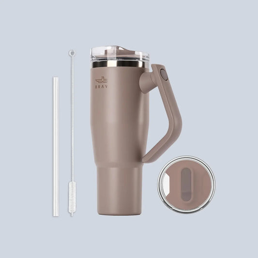 Brave Temp Guard Vacuum Insulated Travel Mug 1200ml - Dark Coffee product photo