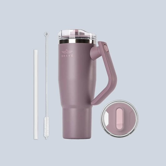 Brave Temp Guard Vacuum Insulated Travel Mug 1200ml - Purplish Red product photo