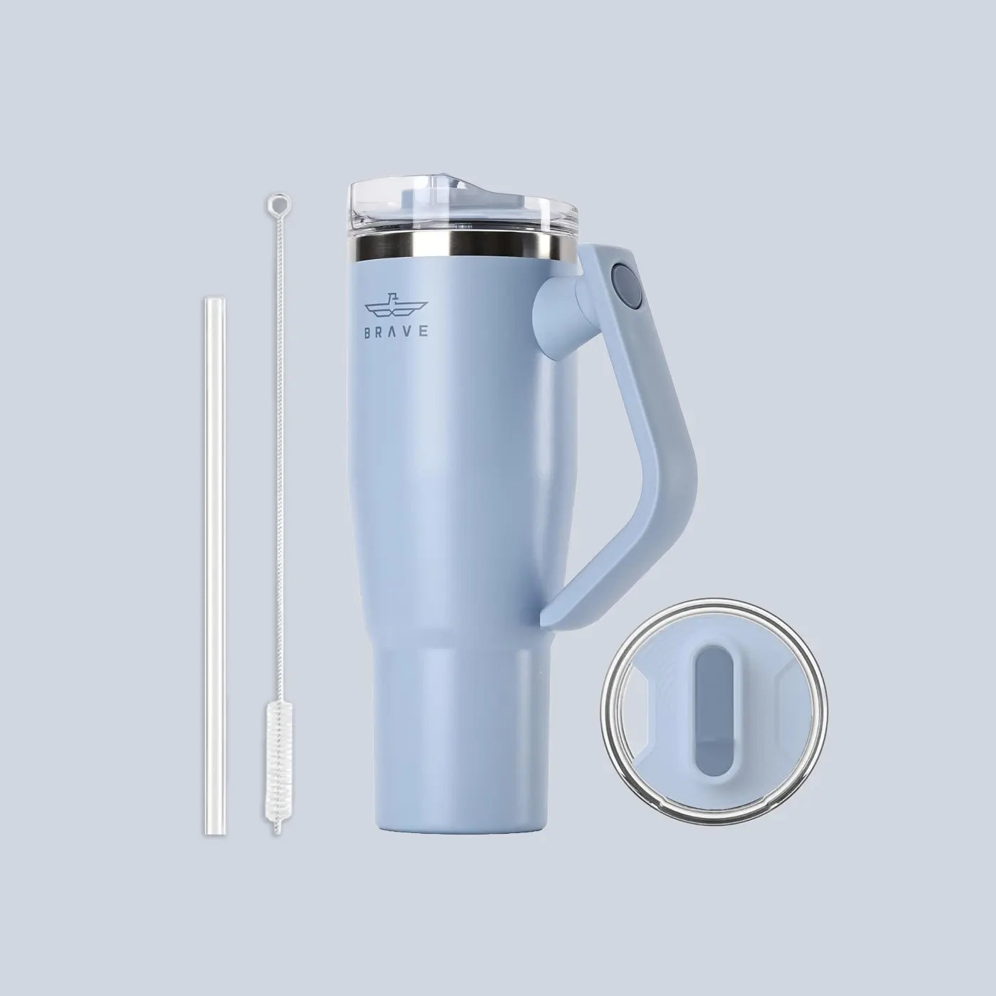 Brave Temp Guard Vacuum Insulated Travel Mug 1200ml - Sky Blue product photo
