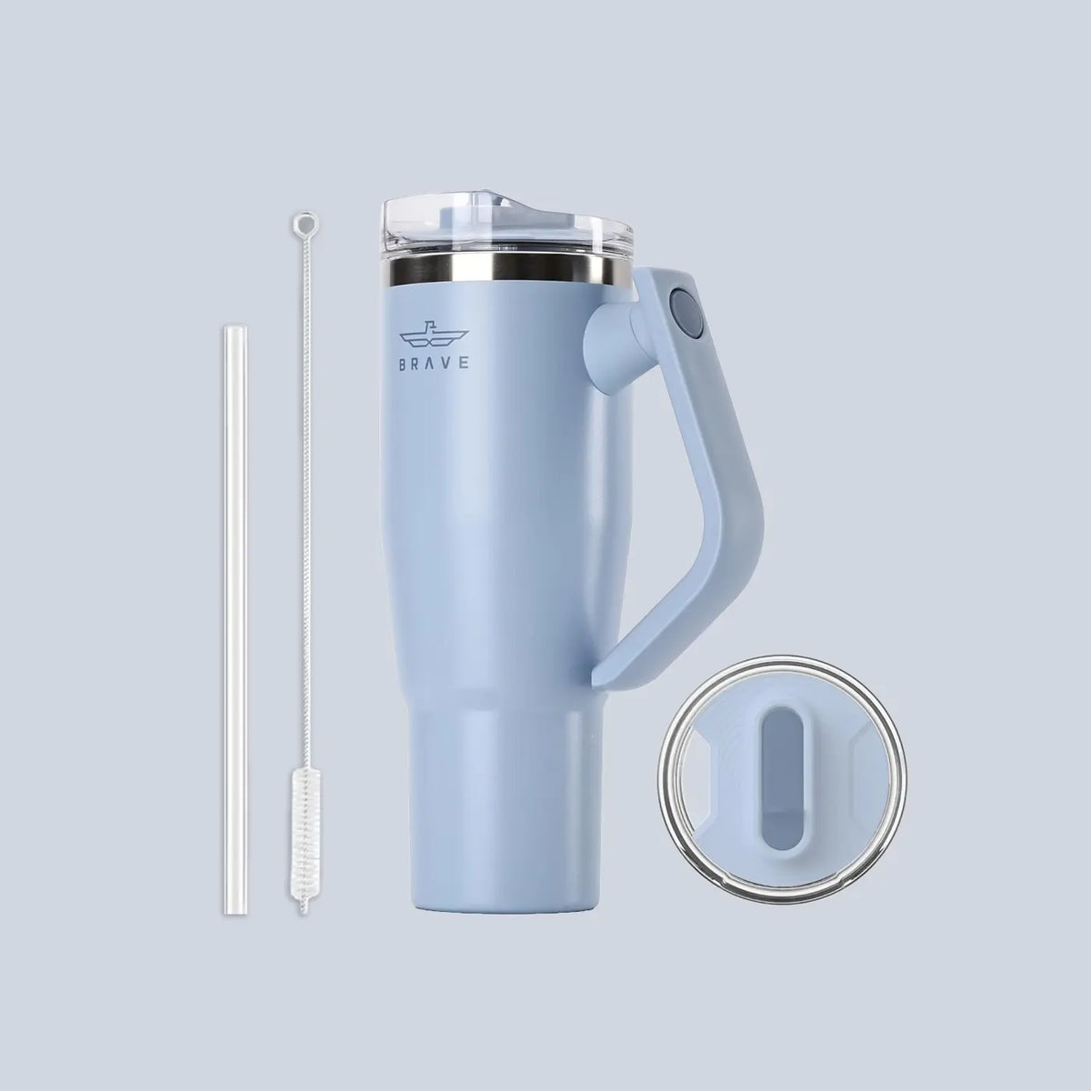 Brave Temp Guard Vacuum Insulated Travel Mug 1200ml - Sky Blue product photo