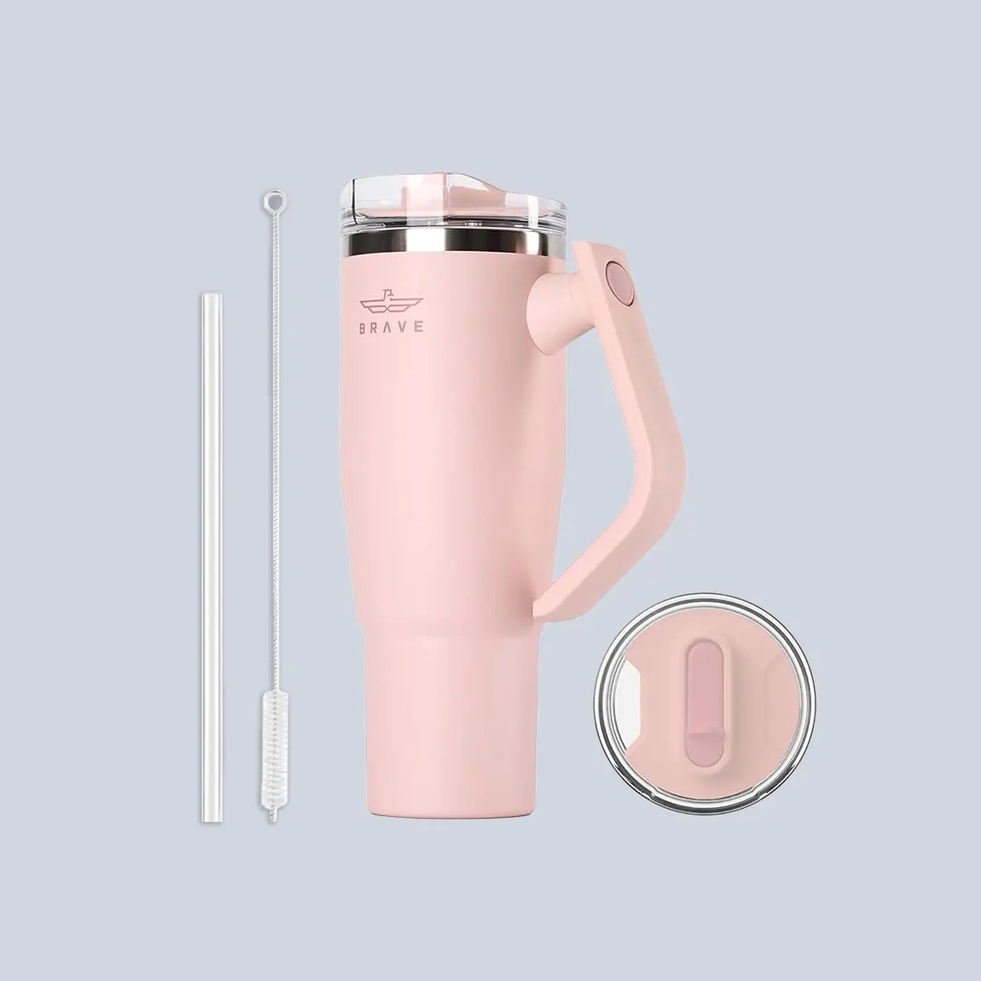 Brave Temp Guard Vacuum Insulated Travel Mug 1200ml - Light Pink product photo