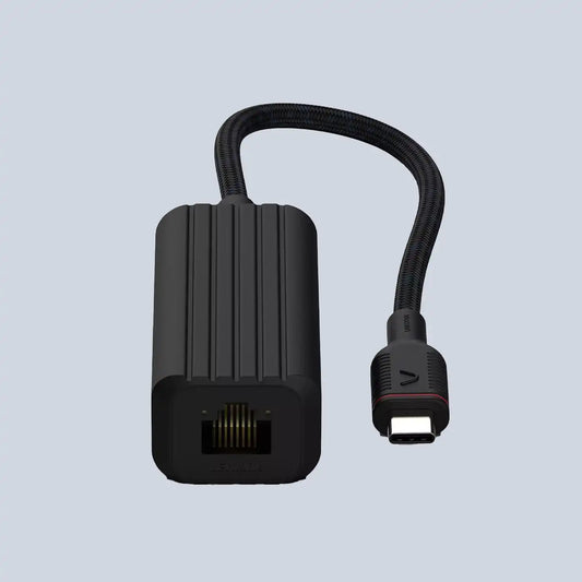 Unisynk USB-C to Network Adapter Black product photo