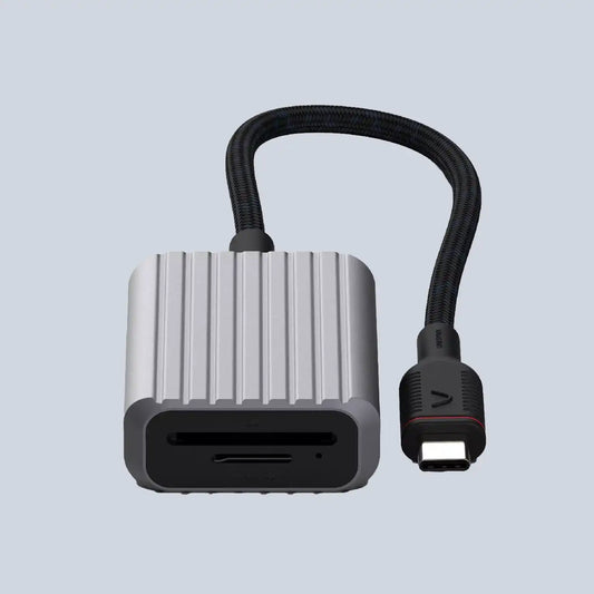 Unisynk USB-C to MicroSD Card Adapter Grey product photo