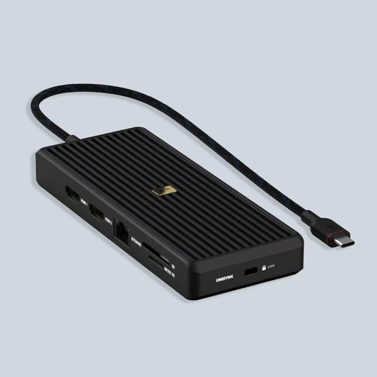 Unisynk 12 Port USB-C Hub 8K charger Black