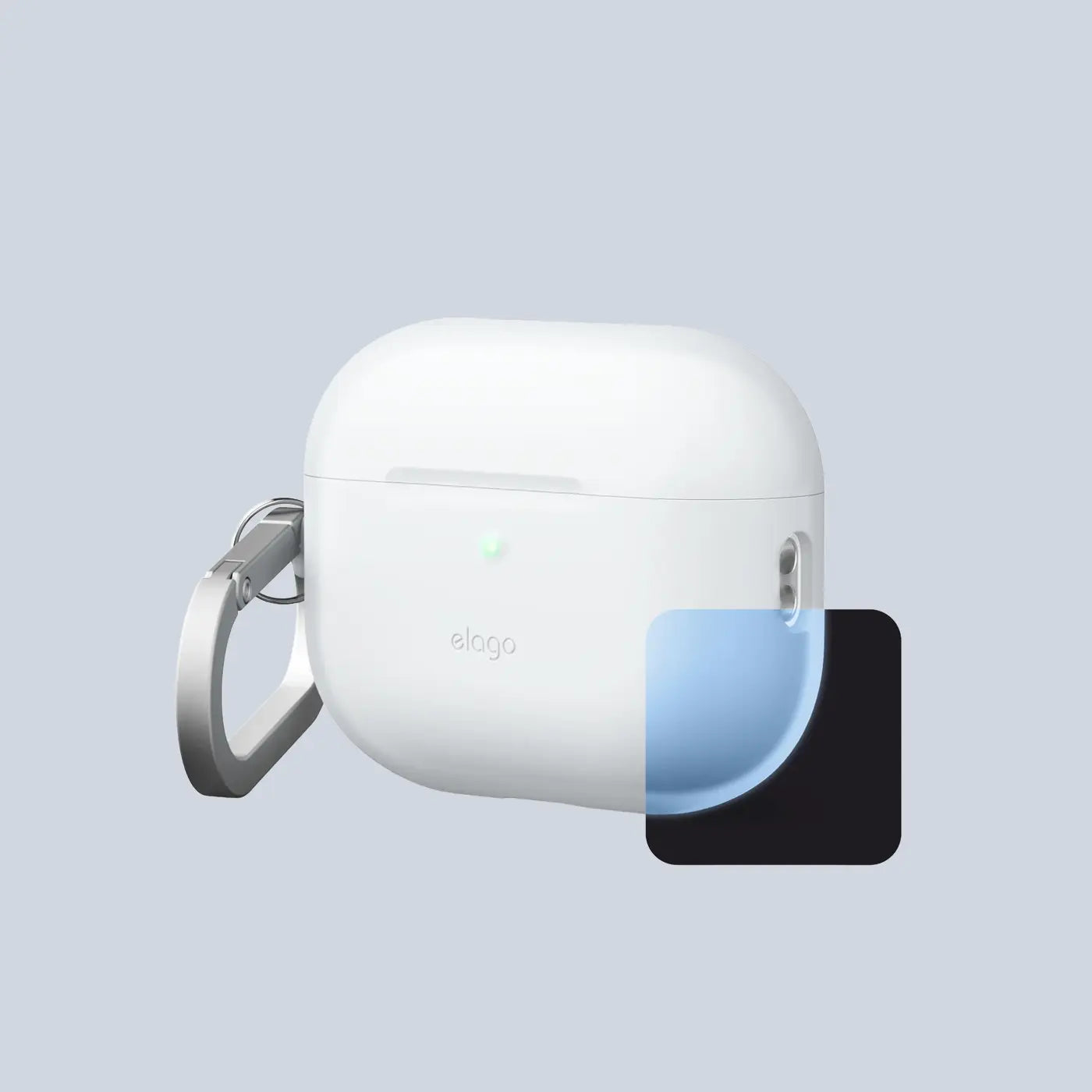 Elago Apple AirPods Pro 3 Silicone Hang Case - Nightglow Blue product photo
