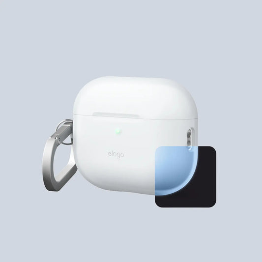 Elago Apple AirPods Pro 3 Silicone Hang Case - Nightglow Blue product photo