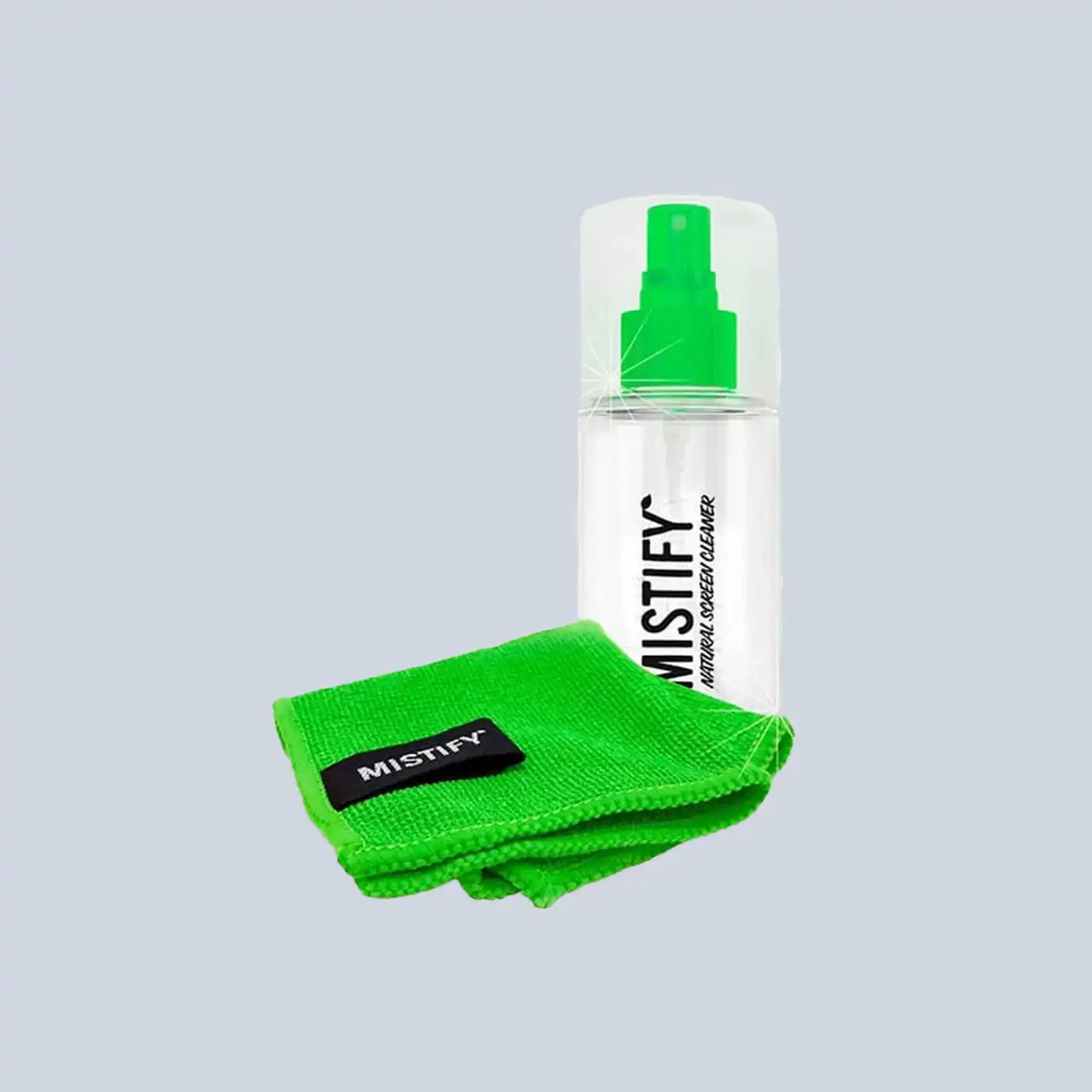 Mistify 120ml Spray Bottle Natural Screen Cleaner with 1 Microfibre Clot product photo