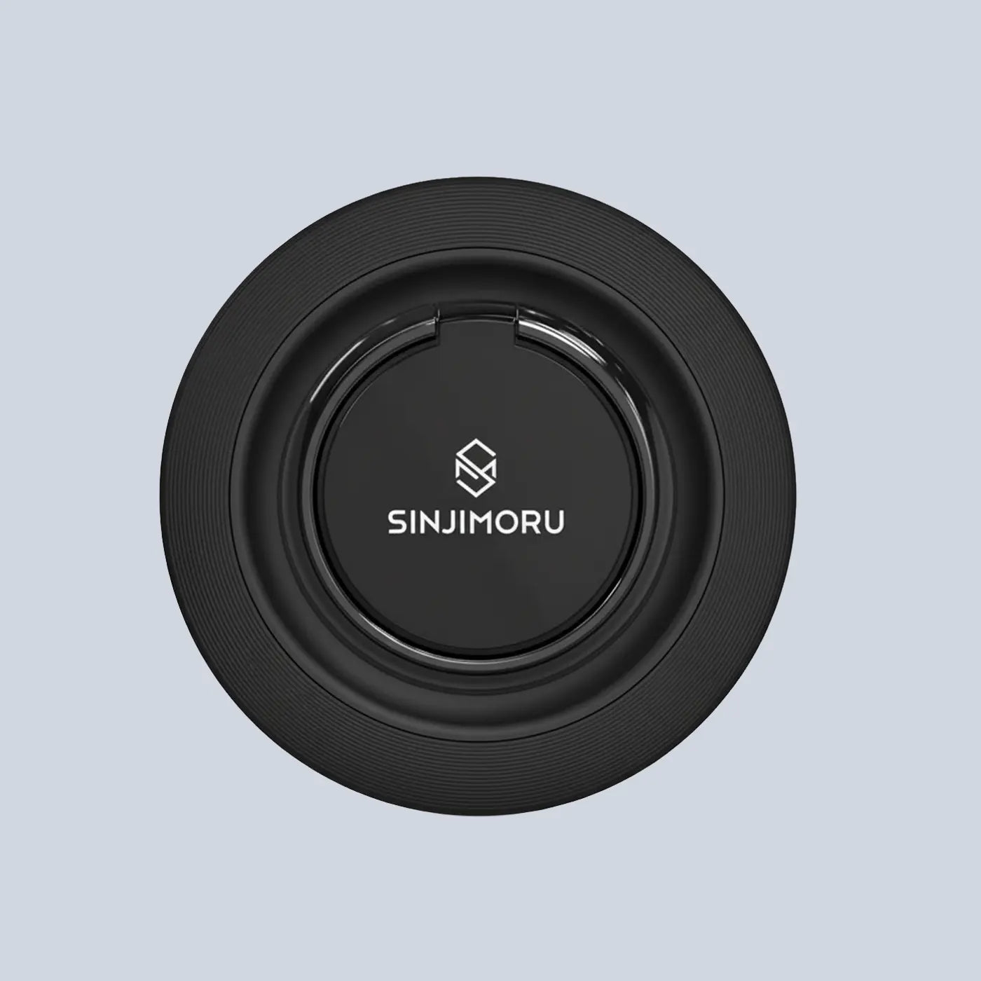 Sinjimoru M- Ringo Magnetic Phone Ring Holder Metallic - Black product photo