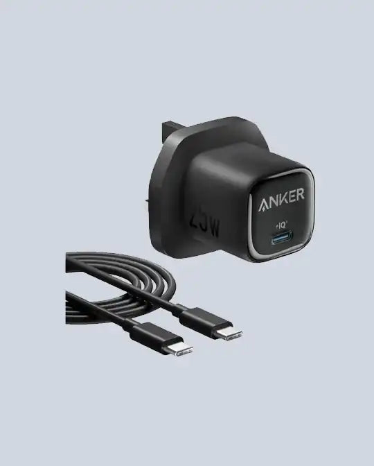 Anker 25W Charger with USB C to USB C Cable - Black product photo