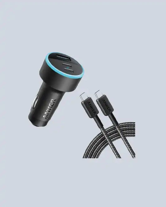 Anker 335 Car Charger 67W Bundle Black product photo