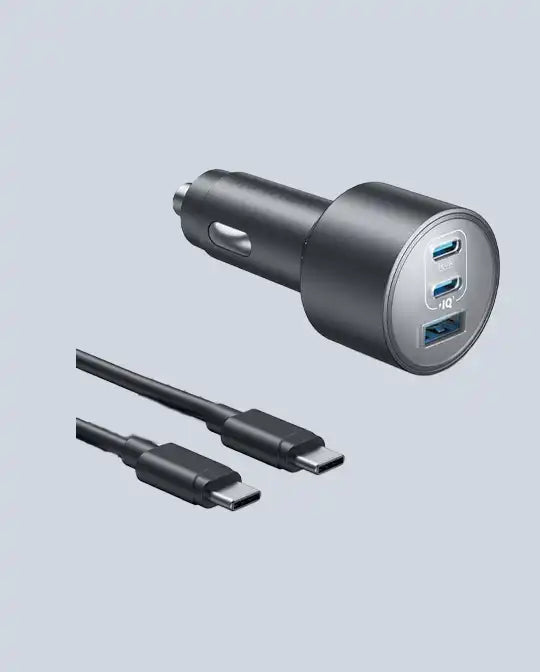 Anker USB-C 167 5W Max 3-Port Ultra-Compact Fast Car Charger product photo