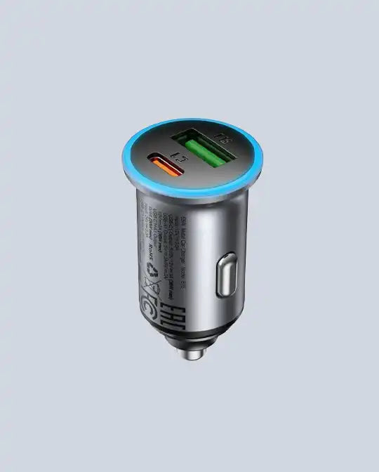 Acefast Fast Charge Car Charger B15 65W 1xUSB-C + 1xUSB-A product photo