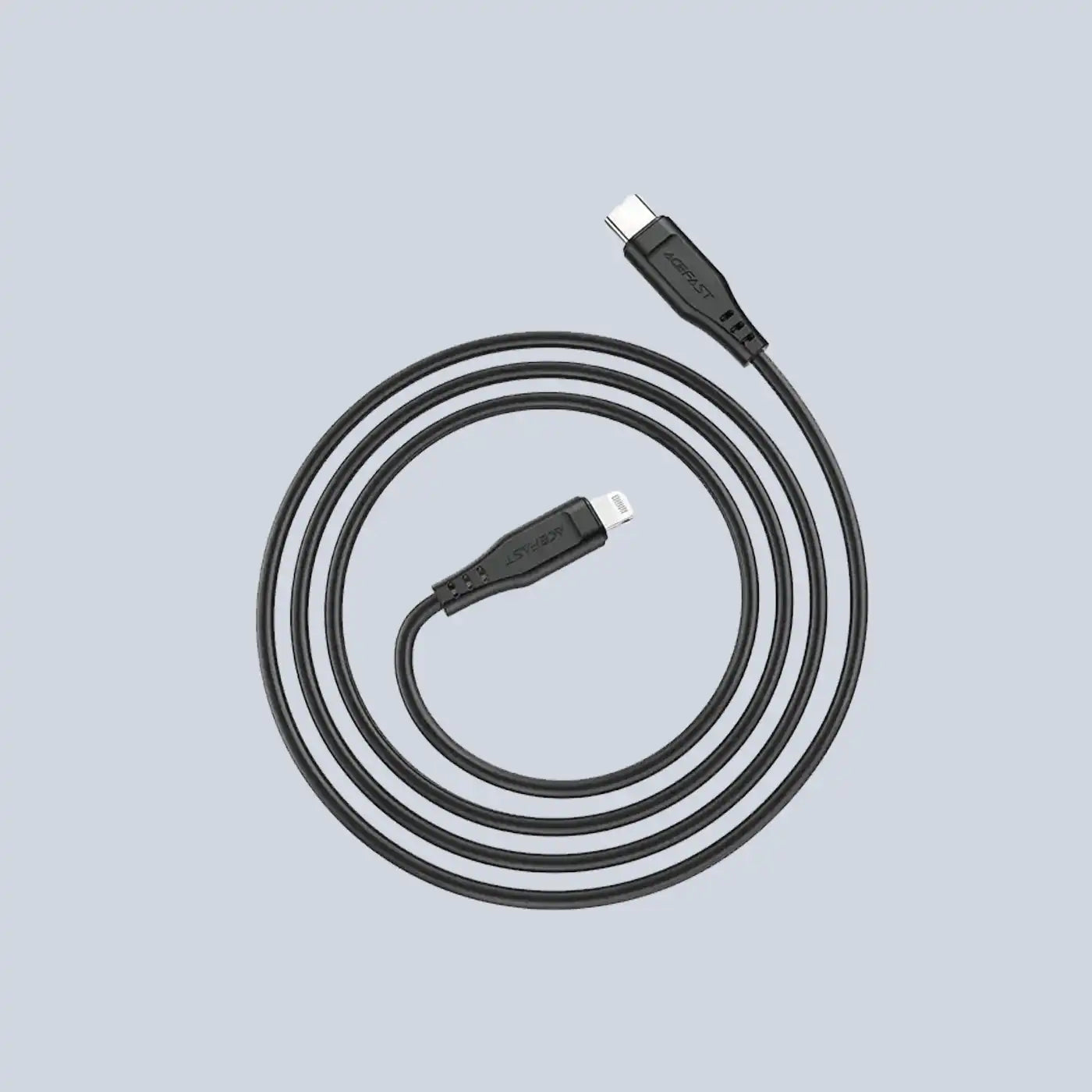 Acefast C23-01 PD Type-C To Lightning Charging Cable 30W 1 2M Black product photo