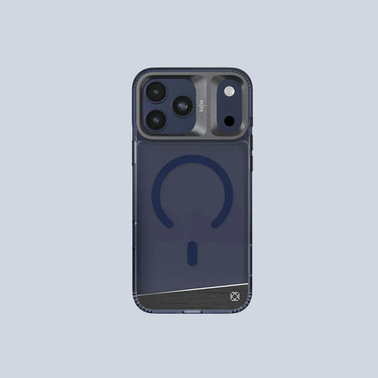 Kajsa iPhone 17 Pro Trans-Shield Collection Aluminium Back Case -Blue product photo