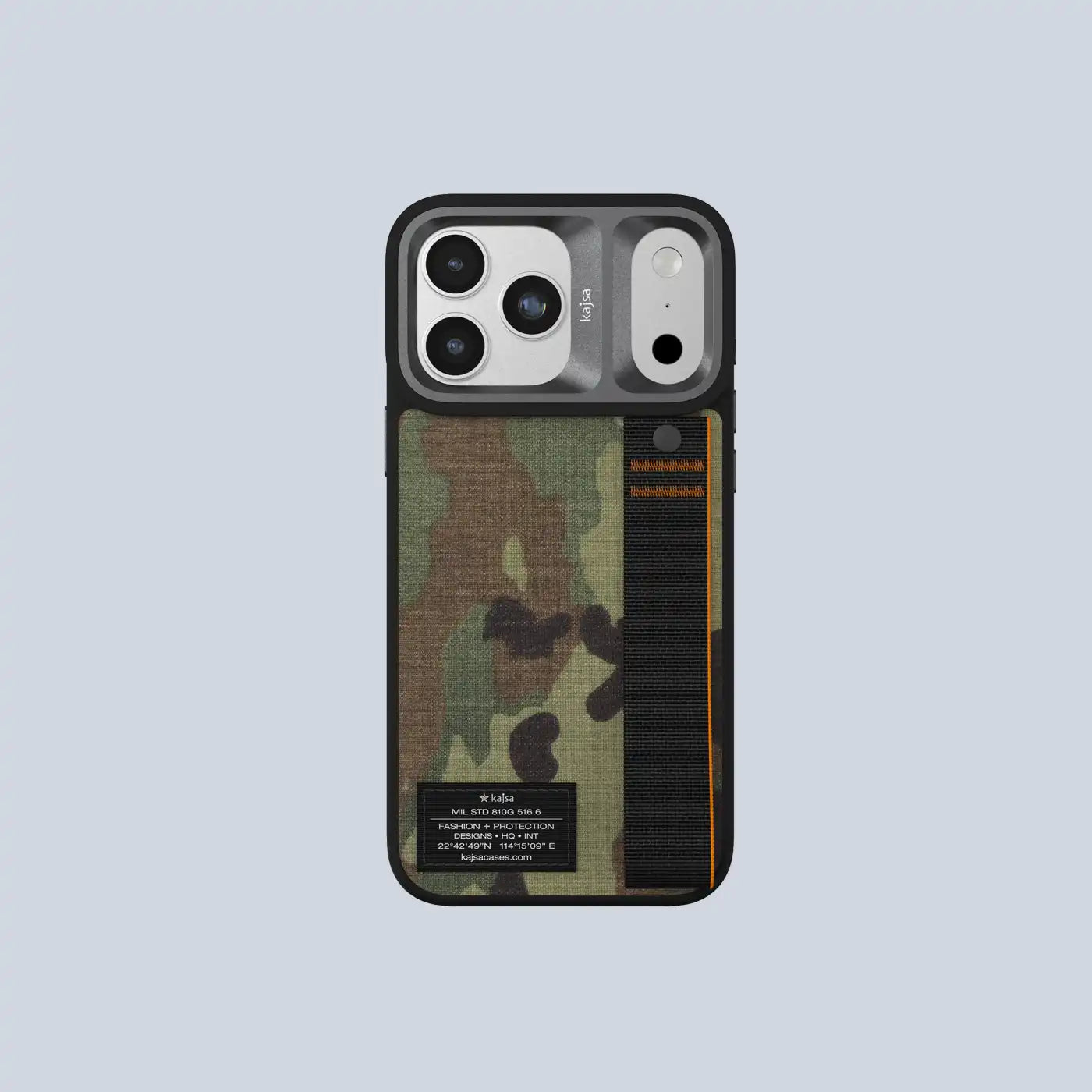 Kajsa iPhone 17 Pro Max Military Collection Straps Back Case product photo
