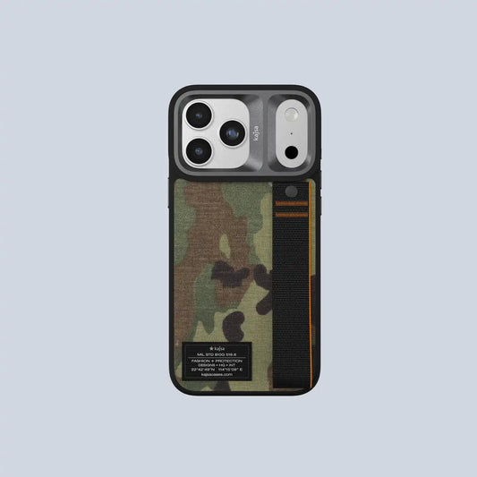 Kajsa iPhone 17 Pro Max Military Collection Straps Back Case product photo