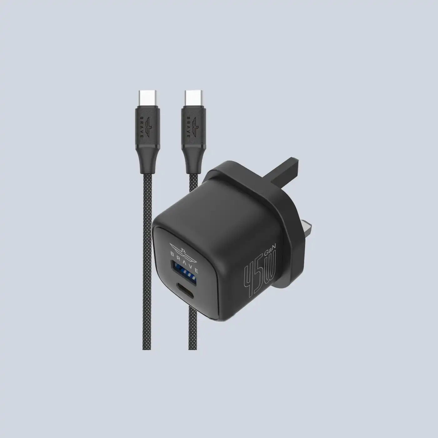 BRAVE BTC-43 45W GaN Super Fast Charger - Black product photo
