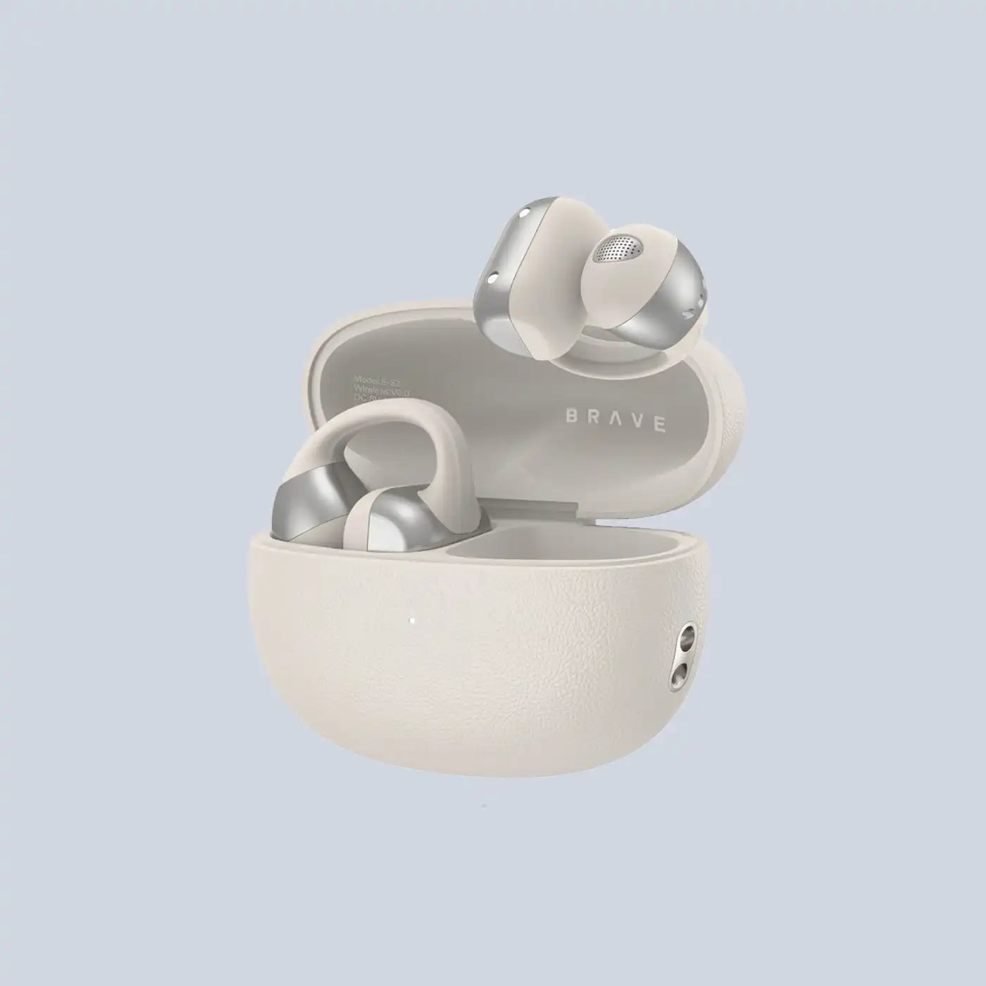 BRAVE ClipFit Pro Open-Ear Wireless Earbuds E-32BK Beige product photo