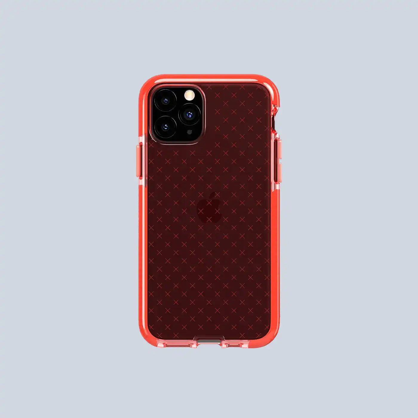 حافظة ⁦Tech21 Evo Check⁩ لهاتف ⁦iPhone 11 Pro -⁩ أحمر شفاف
