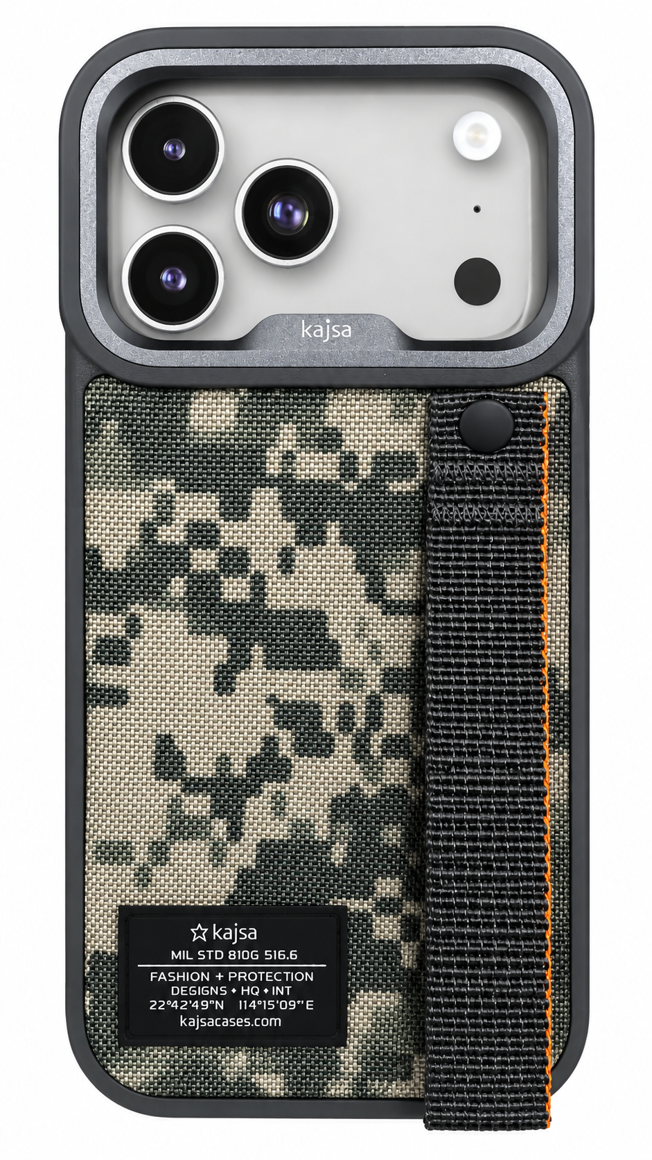 حزام ⁦Kajsa iPhone 18/17 Pro Military Collection O Ring⁩