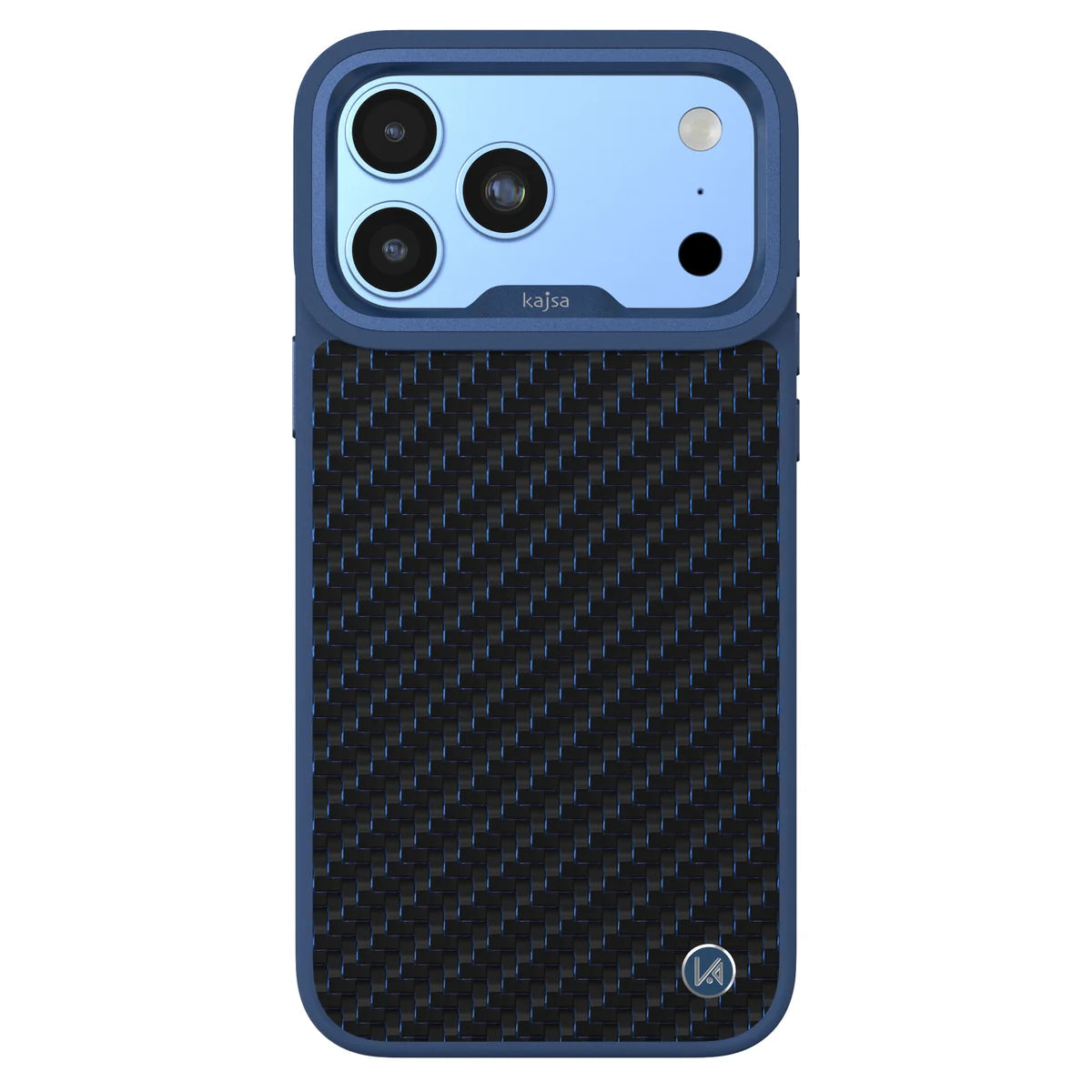 غلاف كاجسا لجهاز ⁦iPhone 18 / 17 Pro Max⁩ من كربون فايبر - حلقة ⁦O⁩