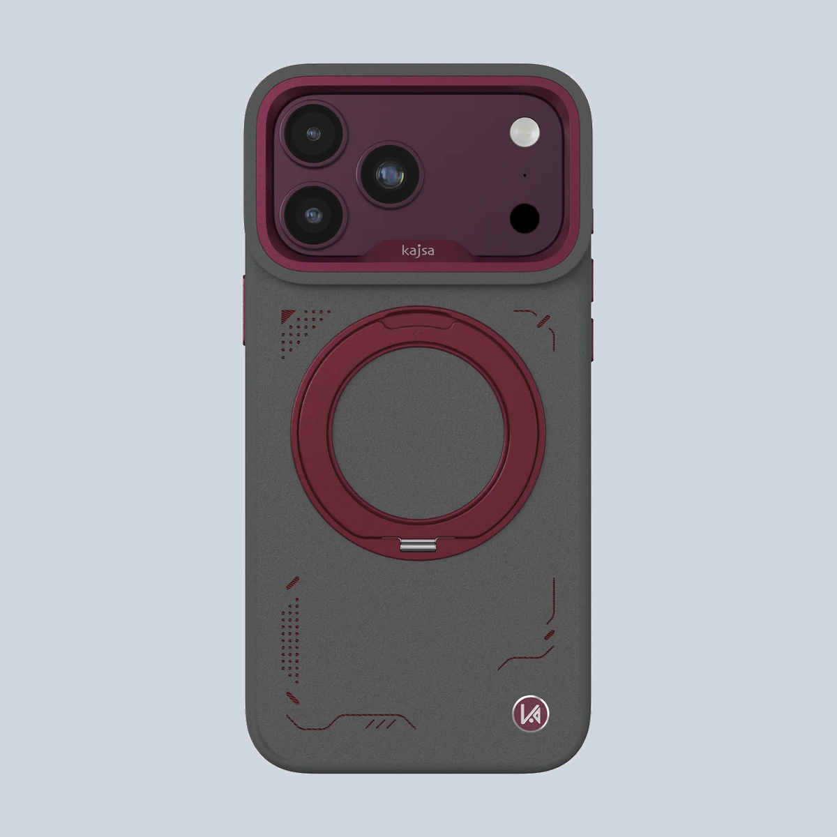 Kajsa iPhone 18 / 17 Pro Max GeoRing Collection Circuit Back Case O Ring