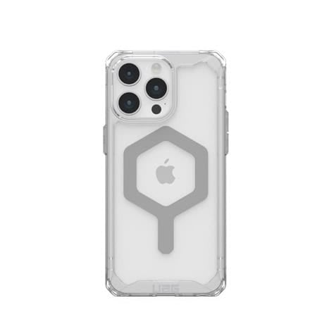UAG Plyo MagSafe Case for iPhone 15 Pro Max Ice Silver