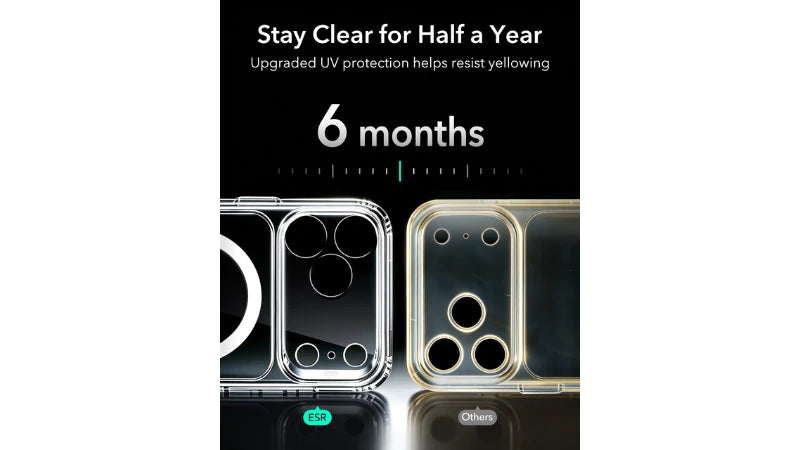 ESR MagSafe Case for iPhone 18 Pro / 17 Pro – Clear