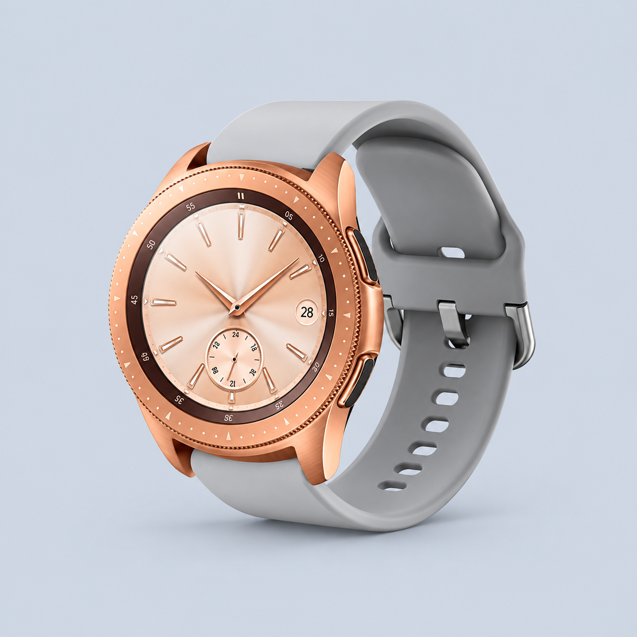 ⁦Devia Band Deluxe Sport⁩ لـ ⁦Samsung Watch Active⁩ باللون الرمادي