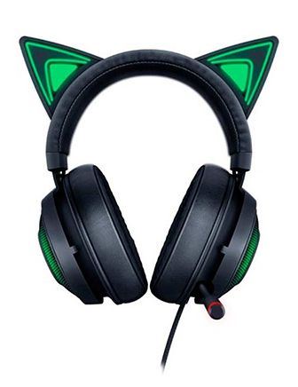 RAZER KRAKEN KITTY EDITION CHROMA USB GAMING HEADSET - BLACK