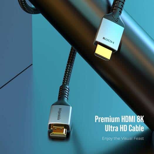 Blupebble 8K Ultra HDMI 2 1 Cable- 1M product photo