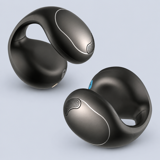 Soundcore C40i by Anker Open-Ear Earbuds Clip-On Headphones Flexible Joint Design Button