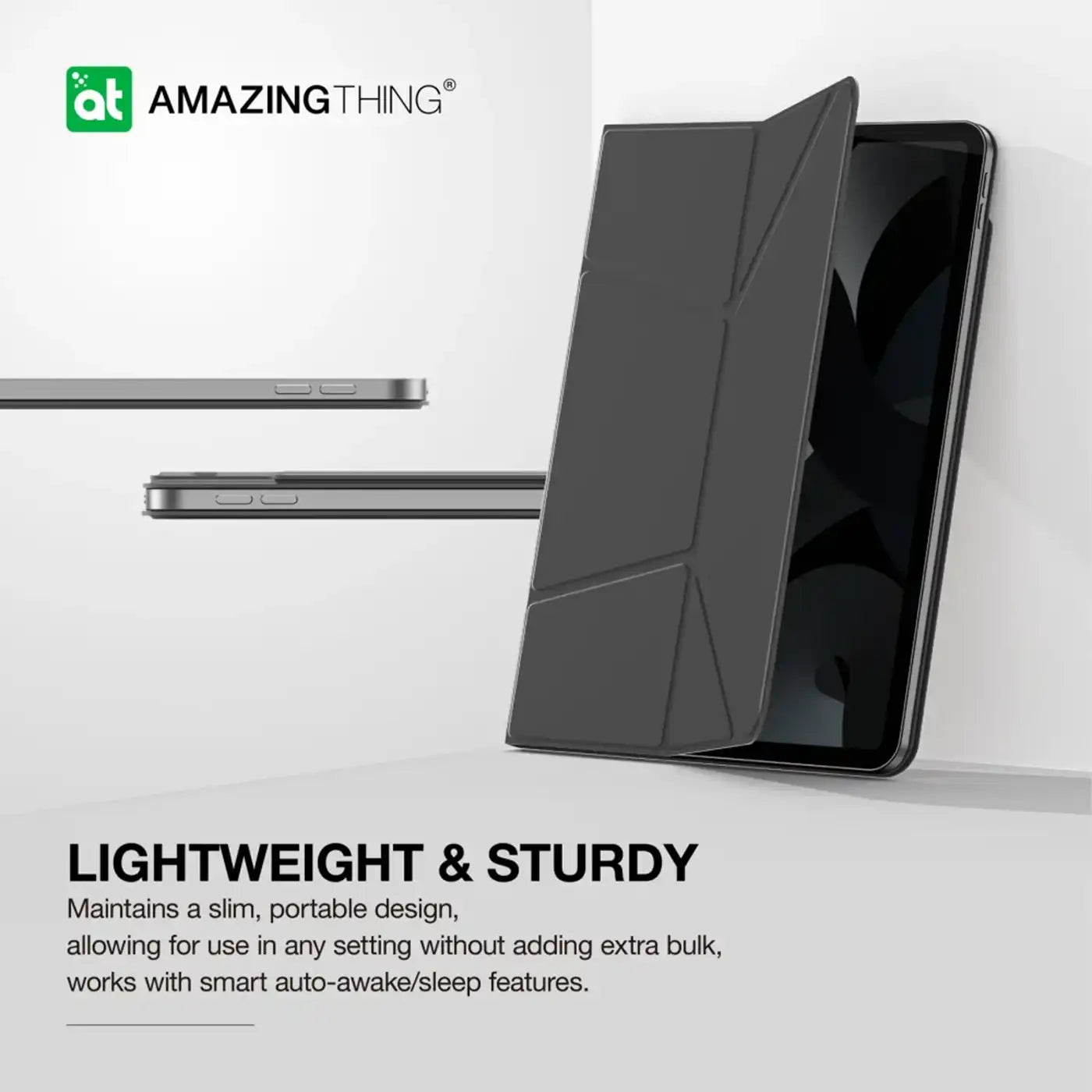 ⁦AmazingThing Matte Pro Mag Case⁩ لـ ⁦iPad Pro 12.9⁩'' (أسود)