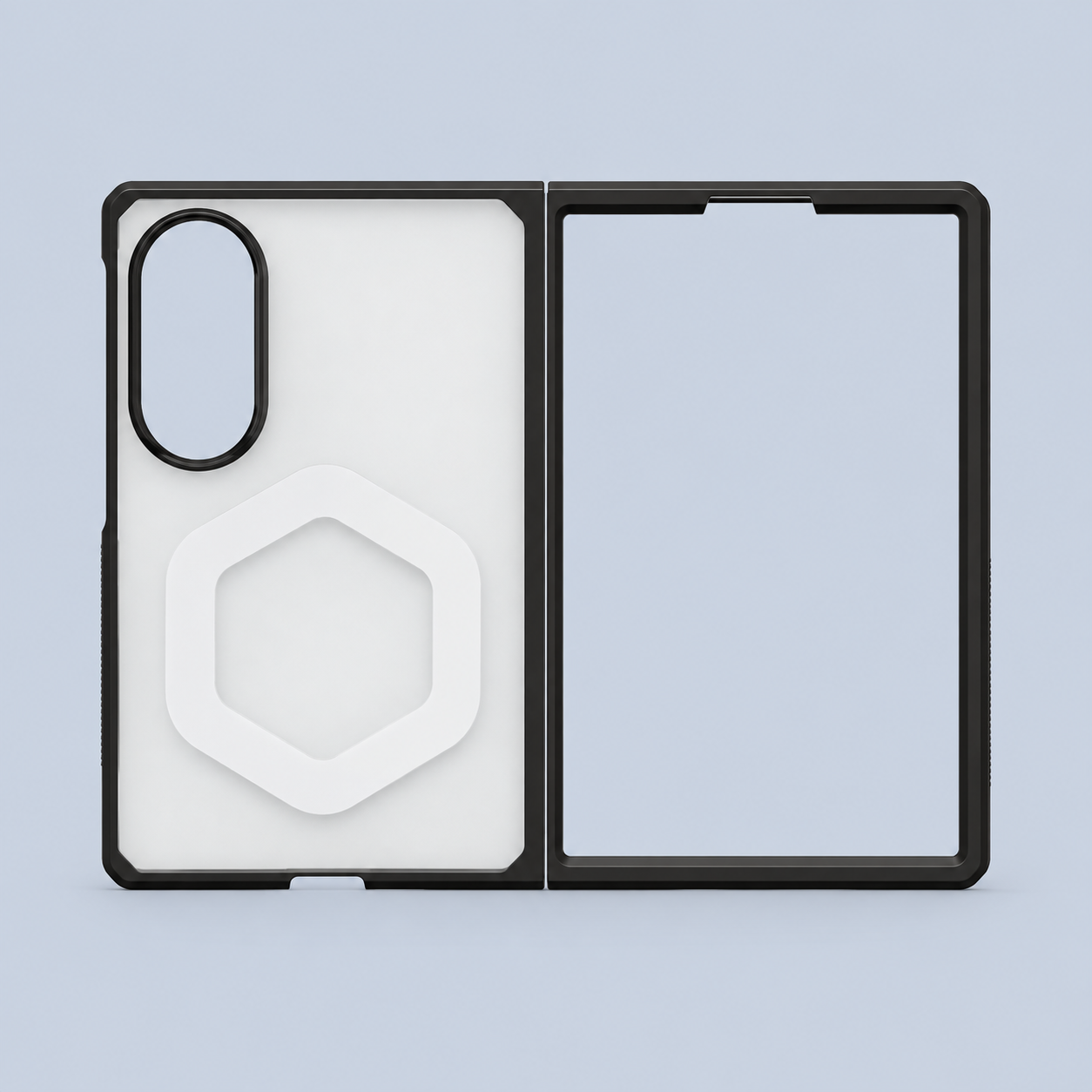 UAG Mouve Case for Samsung Galaxy Z Fold8  Magnetic - Frosted Clear / Black