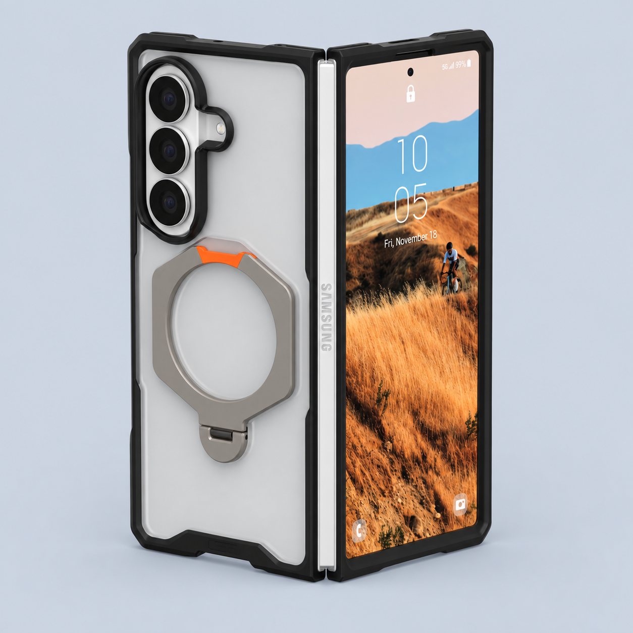 UAG Case for Samsung Galaxy Z Fold 8 Ultra MagSafe - Clear/Ice