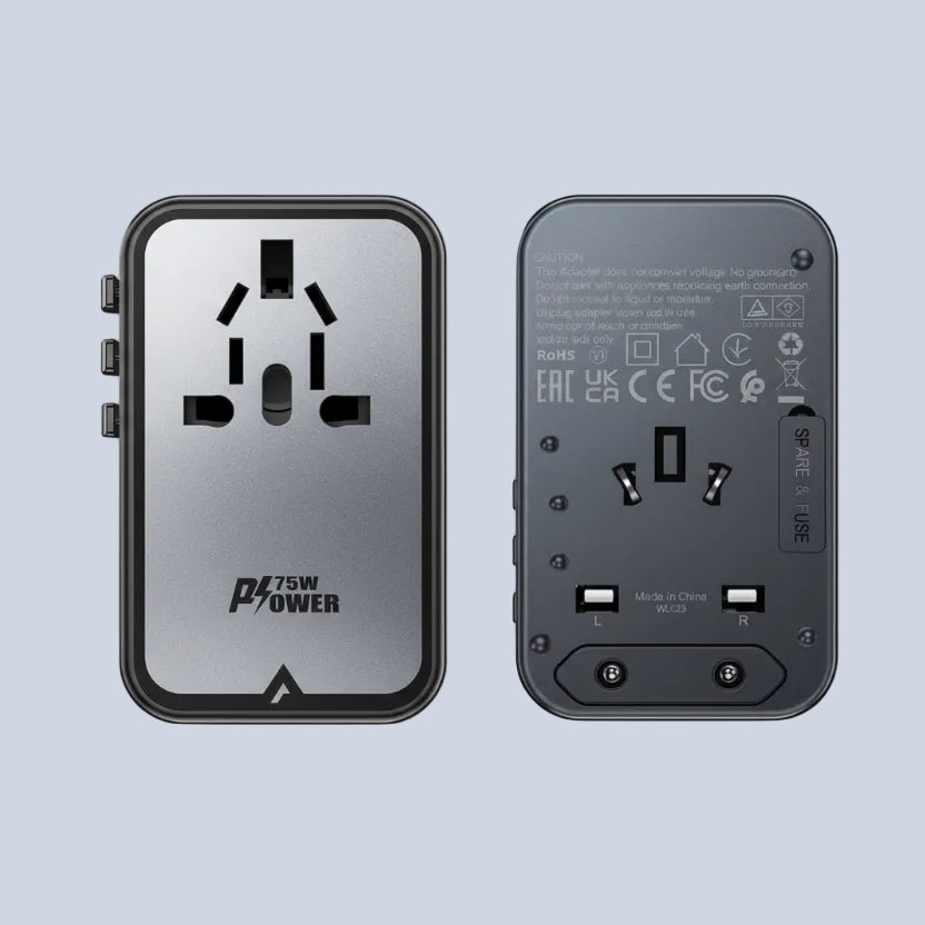 Acefast Z1 PD75W GaN 3*USB-C+2*USB-A multifunctional charging adapter