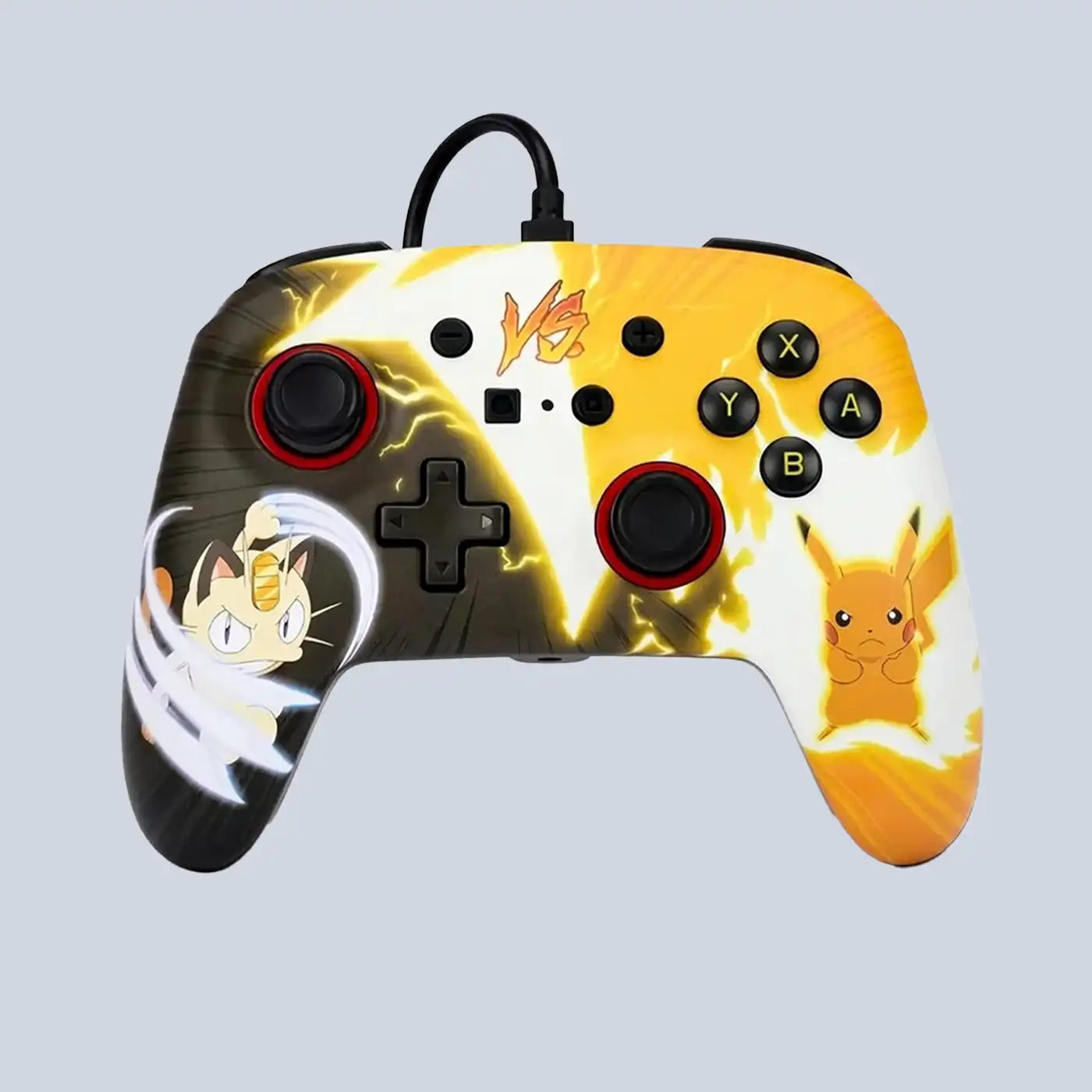 Powera Enhanced Wired Controller for Nintendo Switch - Pokémon Pikachu Vs Meowth
