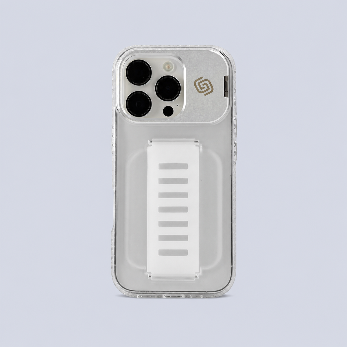 ⁦Grip2u Boost Case⁩ مع حامل ⁦iPhone 16 Pro Max -⁩ شفاف