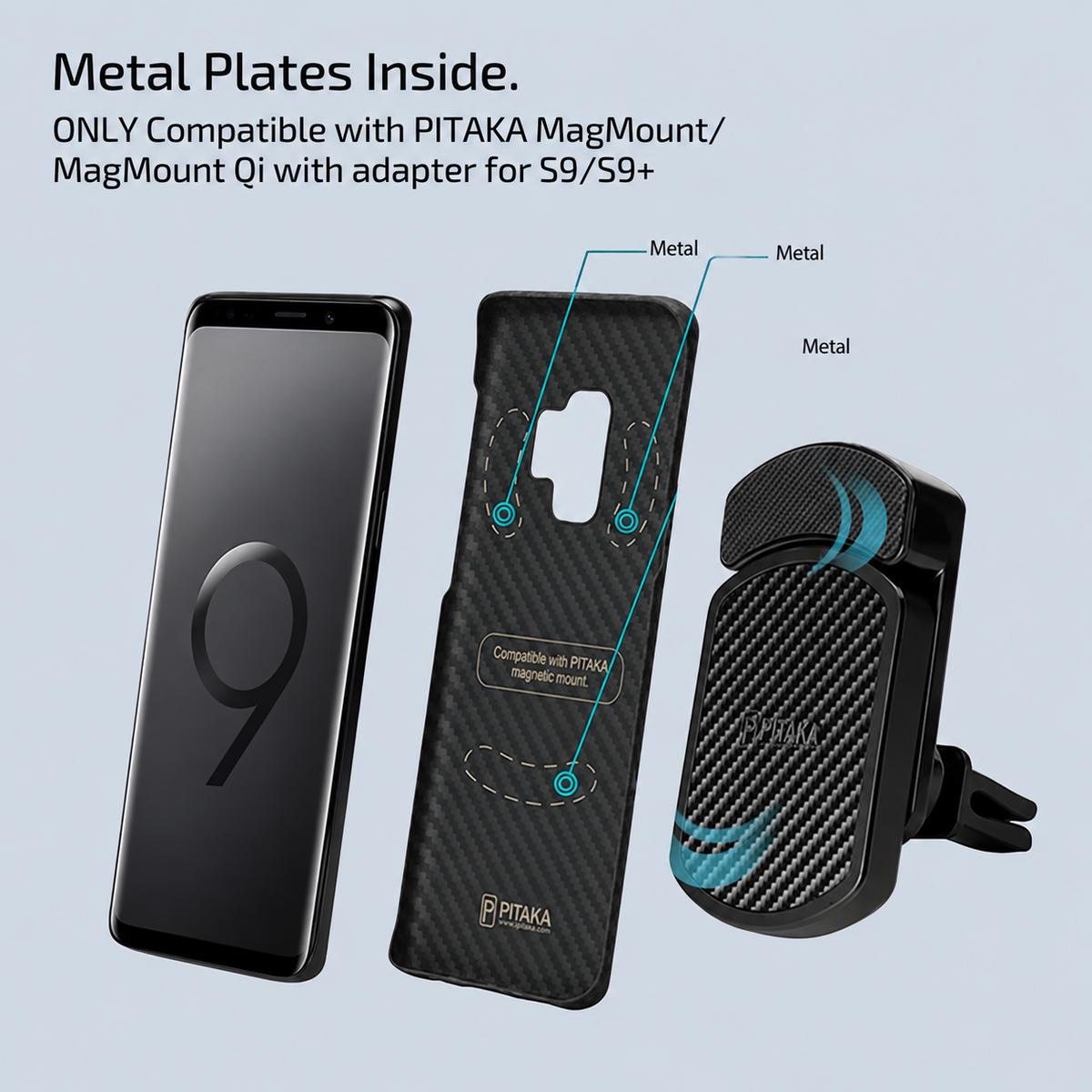 ⁦Pitaka Magcase⁩ لجهاز ⁦Samsung Galaxy S9⁩