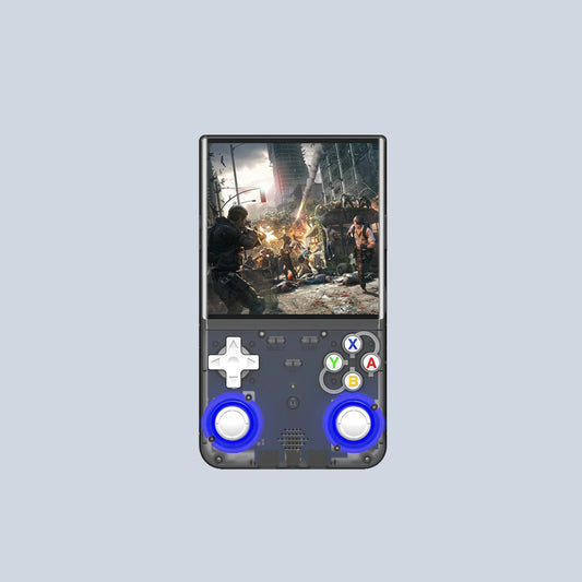 R36 Ultra Retro Handheld Game Console with 64GB - Transparent Black product photo