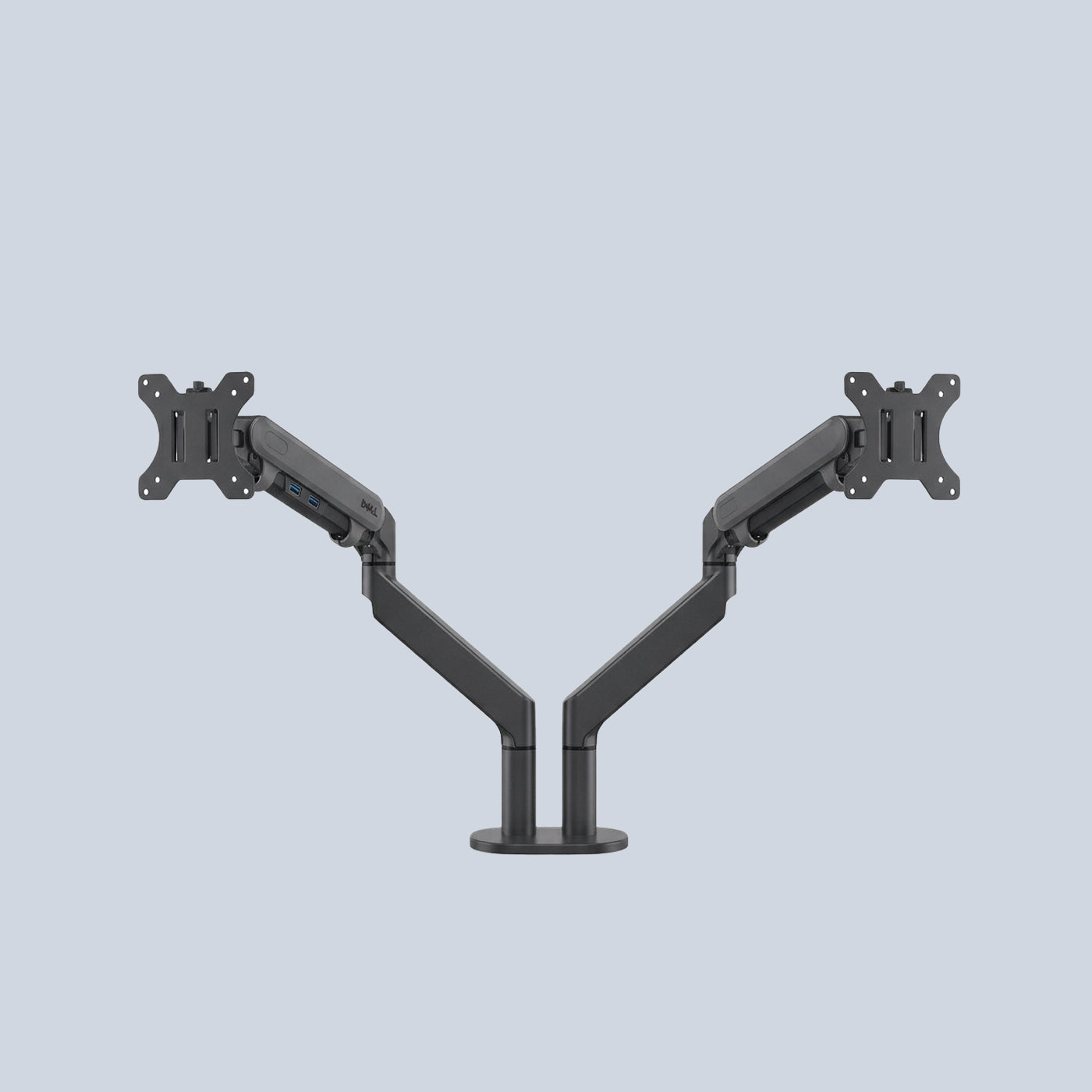 Gamvity Adjustable Dual Monitor Arm Stand Aluminum Mount for 27" Monitors product photo