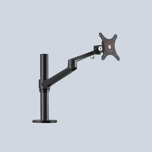 Gamvity Full-Motion Single-Pole Desk Mount Monitor Arm for 17" 32" LCD Screens
