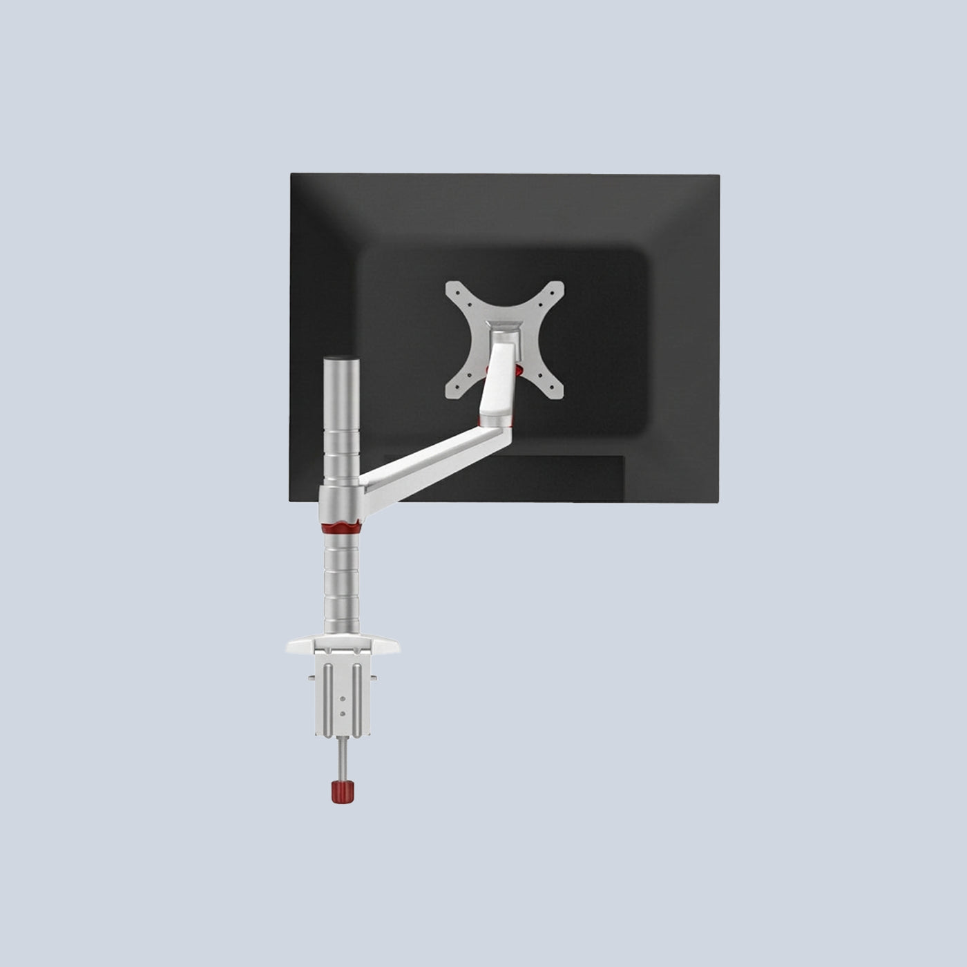 Gamvity Single-Arm Aluminum Desk Clamp Monitor Mount for 27" 32" Displays product photo