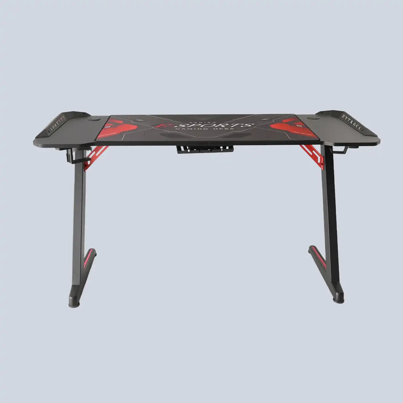 Gamvity Z Shaped Gaming Desk 1200*600 - Carbon Fiber Black product photo