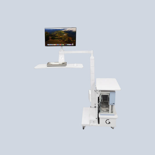 Ingrem Floating Table - White Right Rudder product photo