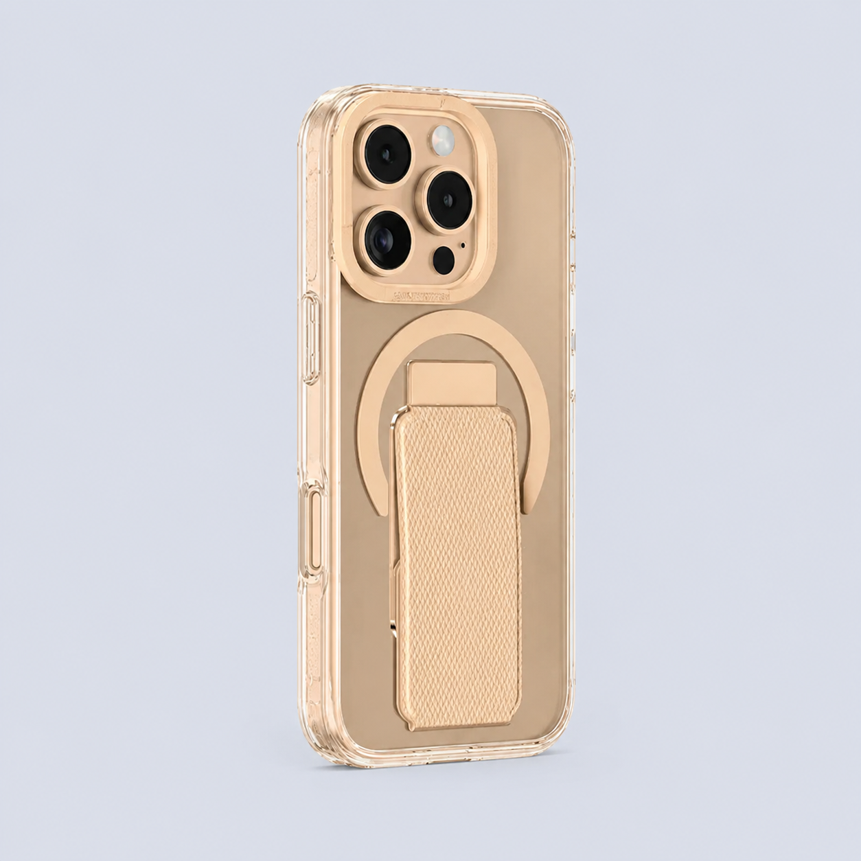 ⁦AmazingThing iPhone 16 PRO 6.3 Titan PRO Holder MagSafe Drop Proof Case -Rose Gold⁩